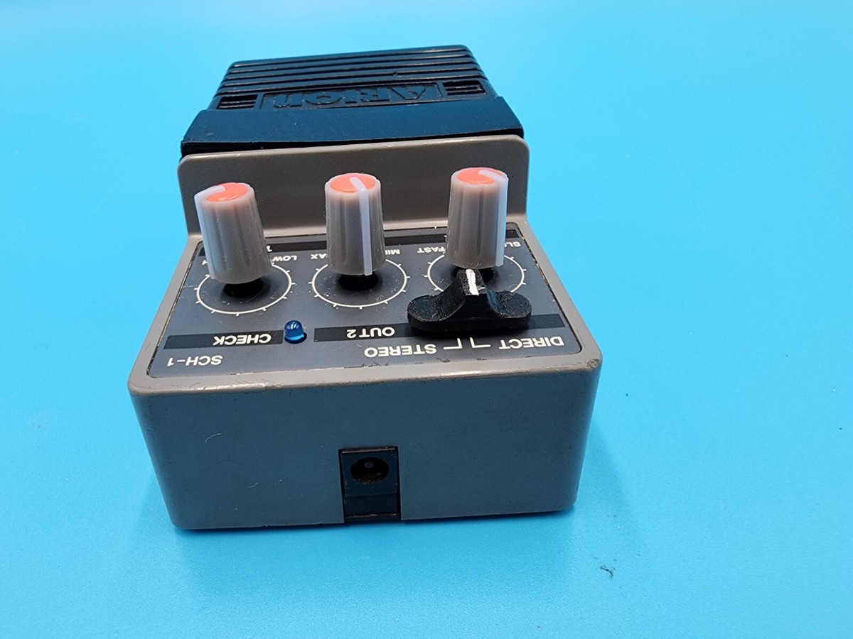 ARION SCH-1 ステレオコーラス元箱付き Rare 80s Arion SCH-1 Grey Box Stereo Chorus Guitar Effect