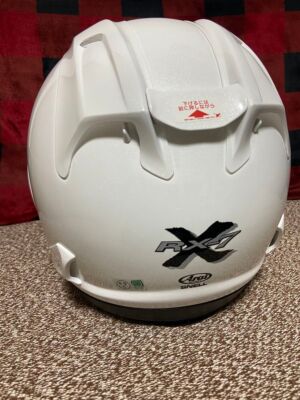 新品未使用ARAI RX-7X GLASS WHITE size L New Arai RX-7X Glass White Size L Motorcycle Racing Flagship