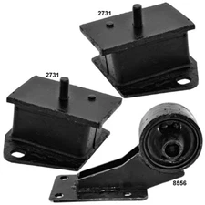 Engine Motor Mounts & Trans Mount 3PCS for Mitsubishi Mighty Max 89-87 2.0L RWD