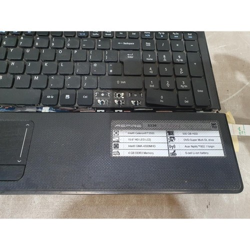 Acer Aspire 5336 PEW72 Laptop Black 15.6" LCD Windows 7 500GB HDD - For Parts - Picture 8 of 24