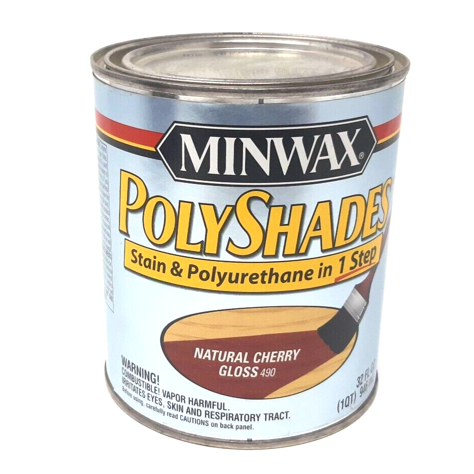 Minwax PolyShades Wood Stain + Polyurethane Finish 1 Quart Natural