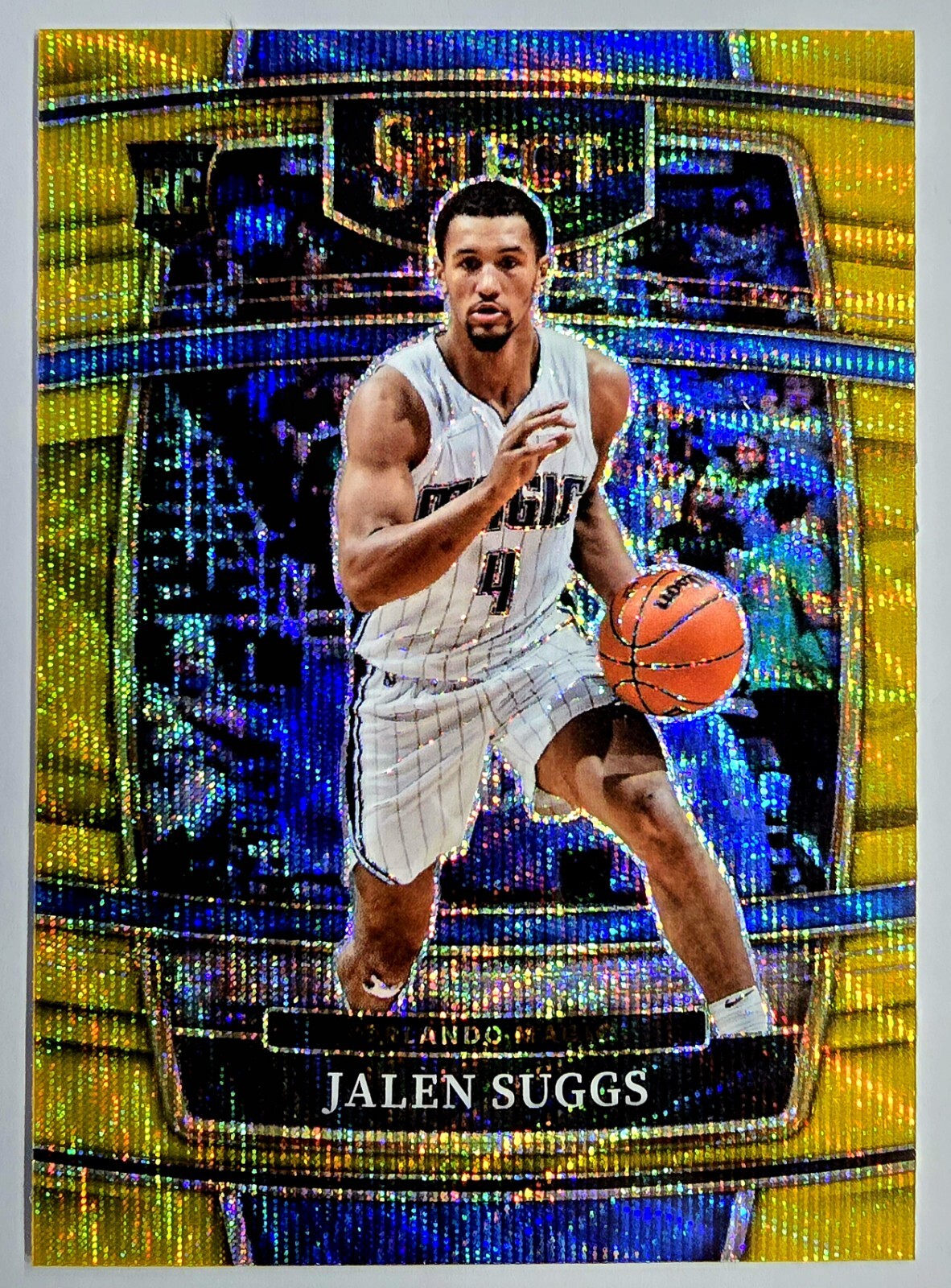 2021-22 Select Gold Wave RC Jalen Suggs Prizm Concourse #27 Magic SSP 🟡🌊