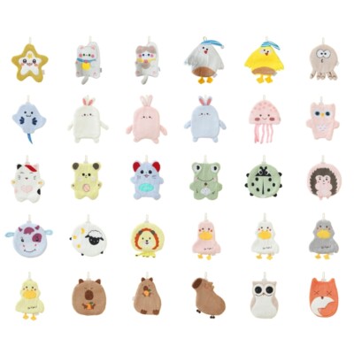 Cartoon Animal Hand Towel Handkerchief Bathroom Kitchen Dishcloth for Kid