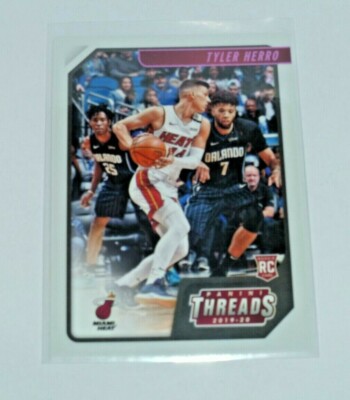 2019-20 Panini Chronicles Threads PINK Parallel Tyler Herro RC #76 Miami Heat