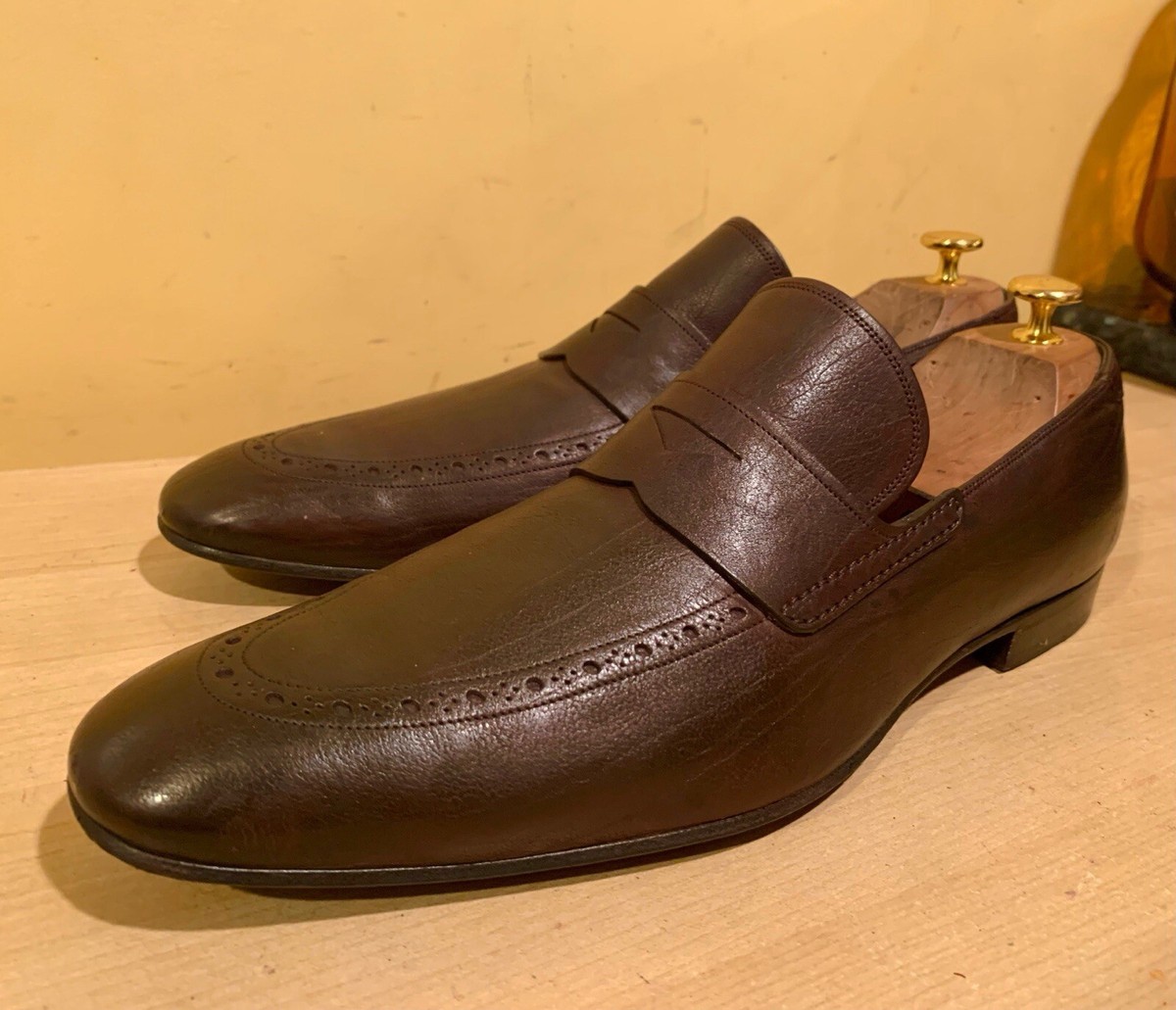Bally Made In Switzerland Brown Leather Loafer mens shoes  display picture 1