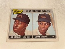 Joe Morgan, Sonny Jackson 1965 Topps Rookie Stars #16