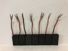 LOT OF 7 NEW HELWIG CARBON MOTOR BRUSHES L 2.5" W 1.5" TH .750"  11-751512