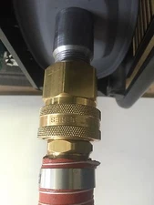 GenExhaust for Duromax (see desc for models) 1-1/2" QD exhaust exten 2' silicone