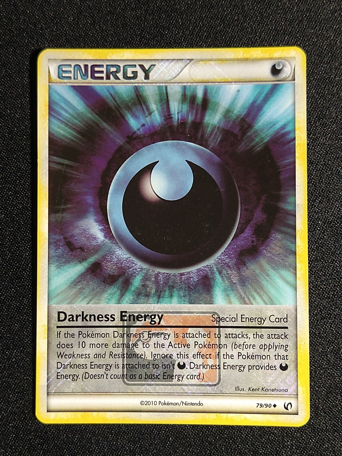 Pokémon Darkness Energy 79/90 Cross Hatch Holo League Promo MP