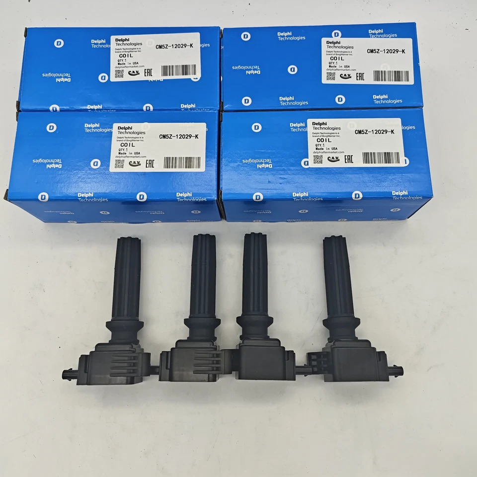 4Pcs Delphi Ignition Coils DG562 CM5Z-12029-K For 12-19 Ford Edge MKZ 2.0L NEW Foto 2 de 4