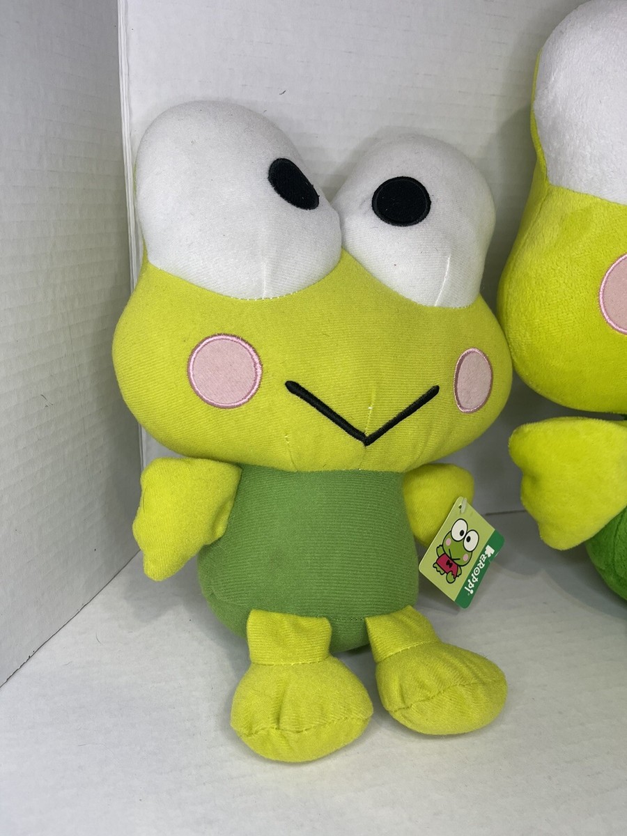 keroppi79726様 Lot Of 2 Sanrio Keroppi Plush Stuffed Animal 2011 Fiesta Frog Soft