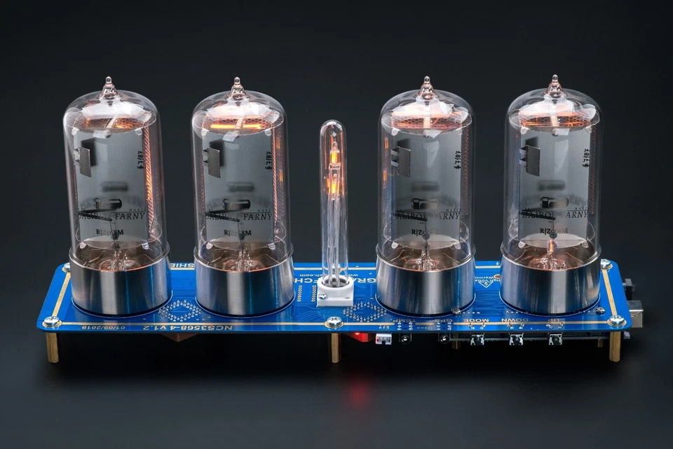 R|Z568 Arduino Shield EXTRA LARGE 4 TUBES Nixie Clock [4 TUBES OPTIONAL] - Image 4 of 4