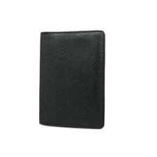 LOUIS VUITTON 15 Taiga Pocket Organizer Ardoise Card Case M30512 Black