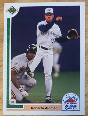ROBERTO ALOMAR, 1991 UPPER DECK UPDATE CARD, SUPERSTAR ...