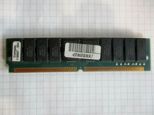 118667-004 Compaq 2MB 70NS 72-Pin SIMM Memory Module, Vintage Computer Part - Picture 3 of 4