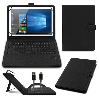 Tastatur Hülle Archos Core 101 V5 Bluetooth Tasche Keyboard Cover QWERTZ Case
