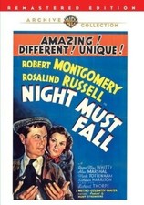 Night Must Fall DVD (1937) Robert Montgomery, Rosalind Russell, Dame May Whitty
