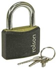 ROLSON 30 40 50 60mm HEAVY DUTY STEEL BODY AND SHACKLE PADLOCK KEY SHED W/3 KEYS
