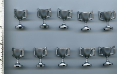 LEGO x 10 Metallic Silver Minifig, Utensil Trophy Cup NEW | eBay