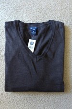  44.50 GAP BRAND NEW  MERINO WOOL SWEATER - BROWN XXL
