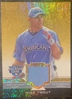 2012 Topps Mike Trout All-Star Stitches Jersey Relic  CARD #1!  of /50 RARE