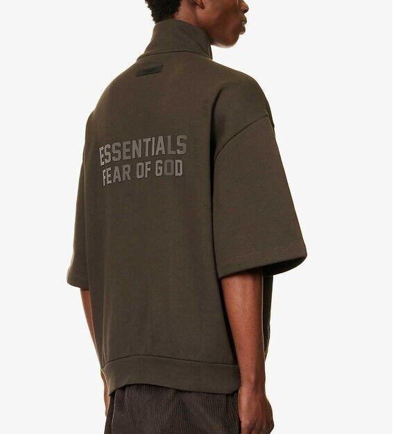 NWT ESSENTIALS Fear of God Half Zip 3/4 Sleeve Shirt Off NWT ESSENTIALS Fear of God Half Zip 3/4 Sleeve Shirt Off