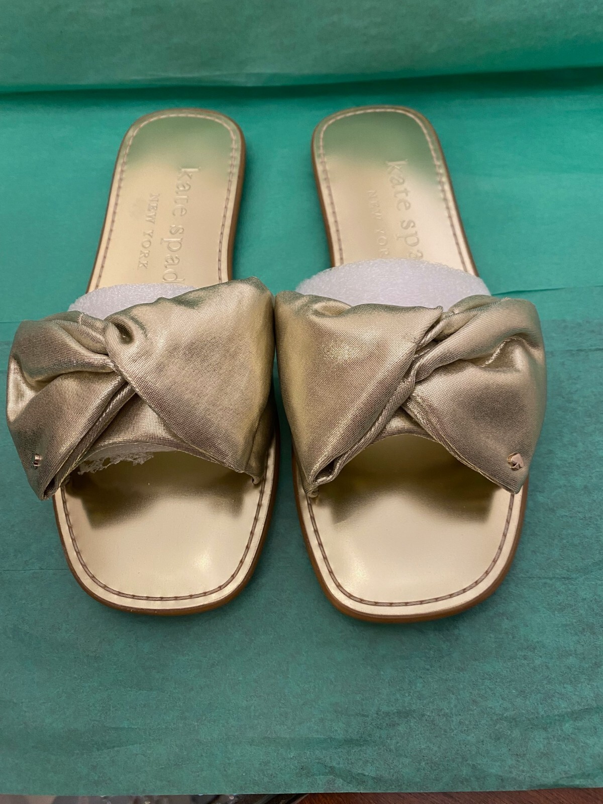 kate spade bow slide sandals