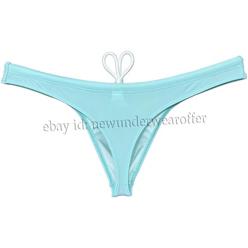 Men Swim Thong Bikini Swimwear Smooth Swimming Trunks Male Beach Shorts Swimsuit - Picture 31 of 56