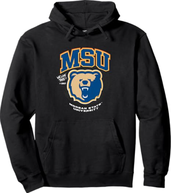The Yard Essentials Morgan State University MSU Pullover Hoodie