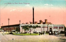 Philippines, Manila, Insular Ice Plant, Old Postcard