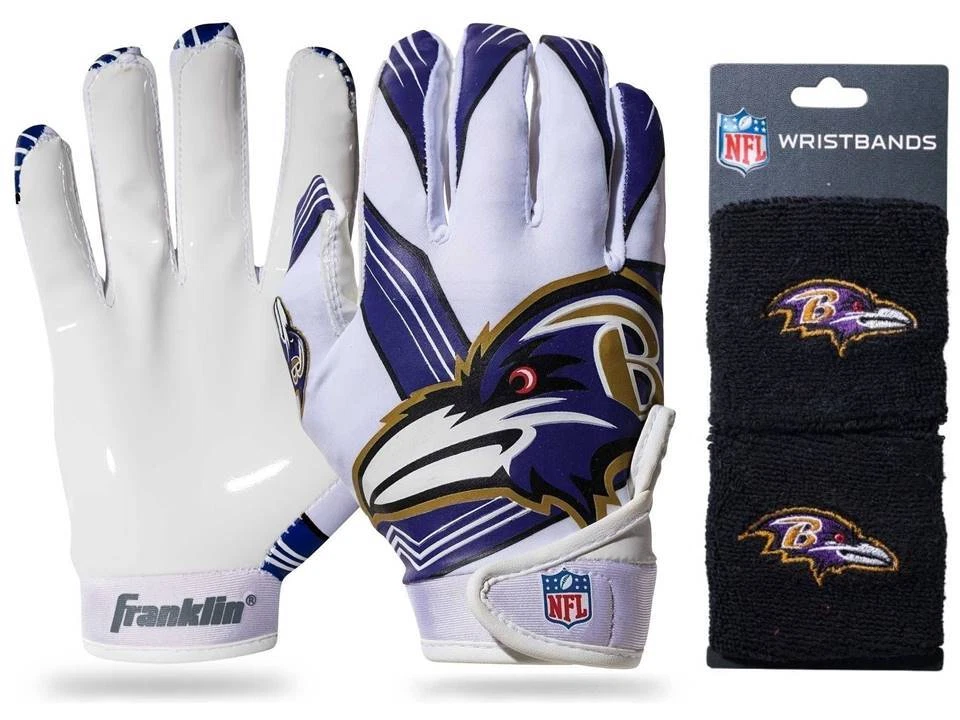 Ravens 2025 football gloves