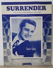 Surrender - Bennie Benjamin & George Weiss - Sheet Music  1946