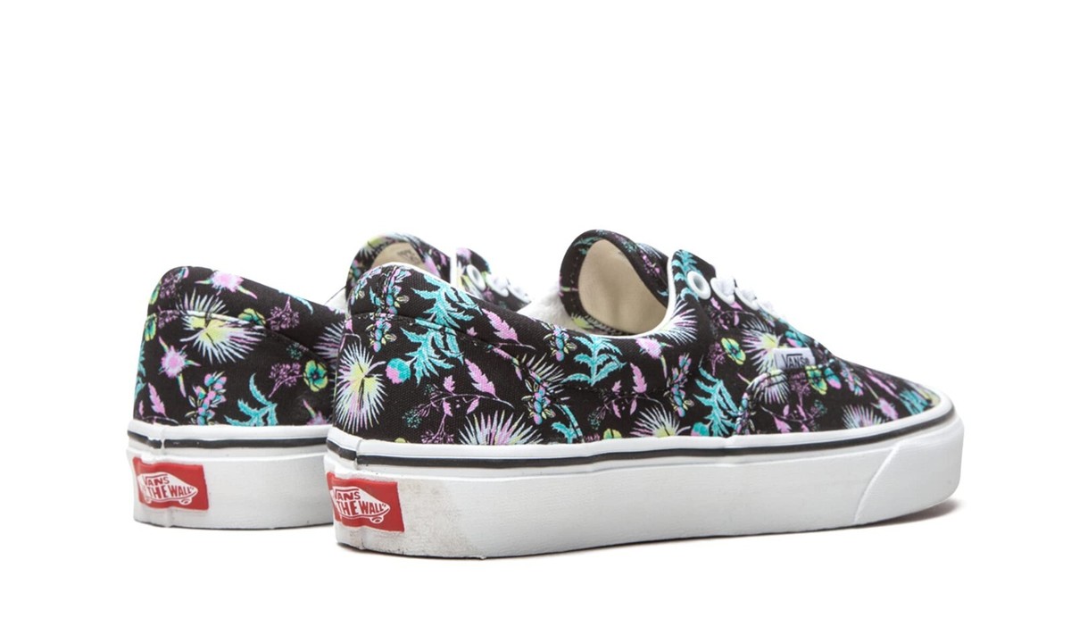 vans era mens size 9 shoes multicolor floral athletic skate sneakers Vans Women Era Paradise Garden Floral Black/Multicolor Skate  main image 2