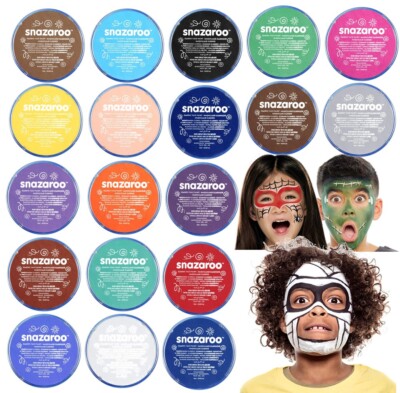 Snazaroo Gesichtsfarbe/Körperhose 18ml OFFIZIELLER LIEFERANT Halloween auswählen