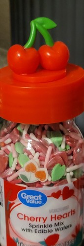 Ciliegia Cuore Spruzzatore Mix Cialde Commestibili Ciliegie Topper Contenitore Riutilizzabile Ottimo - Foto 5 di 9