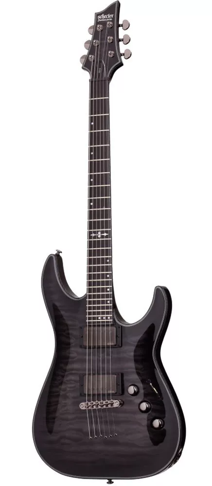 Schecter Hellraiser Hybrid C 1 Trans Black Burst TBB Electric