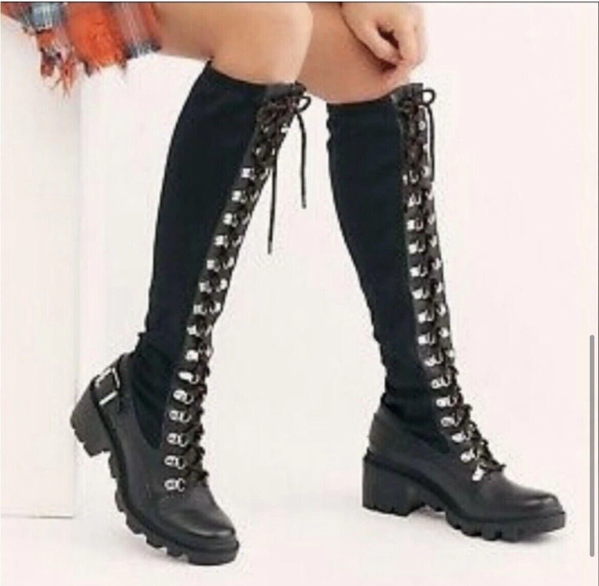 Silent D Lace Up Boots Flash Sales