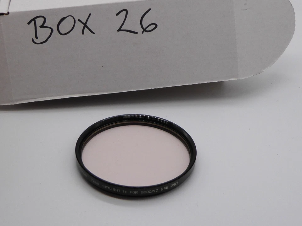 Canon 72mm Skylight Filter (RARE) black metal Rim - Image 3 of 3