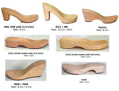 60% Rabatt! Holzsohlen Absätze für Schuhreparatur oder Schuhmacherei Komponenten Schuhe