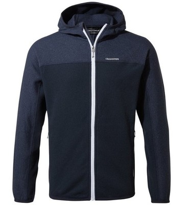 Craghoppers ''GALWAY'' Full Zip Hooded Jacket Mens Medium Large *READ* Navy Blue