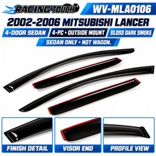 Window Visor Rain Guard Mitsubishi Lancer 2001 2002 2003 2004 2005 2006 01-06 4d Window Visor Rain Guard Mitsubishi Lancer 2001 2002 2003 2004 2005 2006 01-06 4d