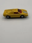 1973 LESNEY MATCHBOX  No.27 LAMBORGHINI COUNTACH YELLOW #3, RED WINDOWS