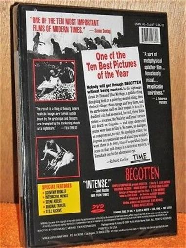 BEGOTTEN DVD ホラー グロテスク スプラッターセット Begotten (DVD, 2001) for sale online | eBay
