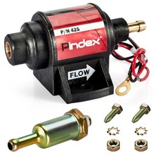 Universal 12v 2-3.5psi Electric Fuel Pump 28 GPH Gasoline Red 42S 2-3.5psi