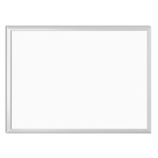 U Brands Dry Erase Board White Board, 24"x18", 24"W x 18"H, Silver Aluminum