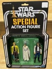 Vintage Star Wars Yavin 3 Pack Luke Han Leia Without Diorama Playset