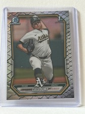 2026 Bowman Chrome 1st Reptilian Refractor #BCP-15 Gage Jump A's