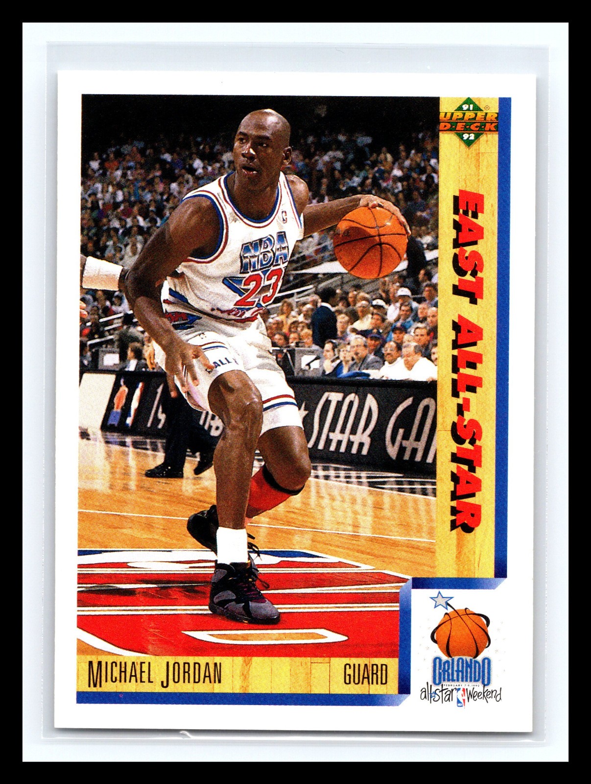 🔥 1991-92 Upper Deck Michael Jordan # 452 Chicago Bulls HOF Goat East All Star