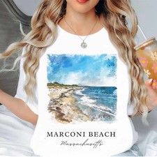Marconi Beach Unisex Shirt Travel Gift Massachusetts Trip Lover Favorite Tee