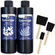 Jacquard Cyanotype Kit, Cyanotype Chemicals Sensitizer Set for Photographic Blue